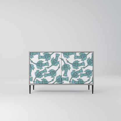 WATERSPOUT SONGIBIRD 2-Door Sideboard in Grey Finish