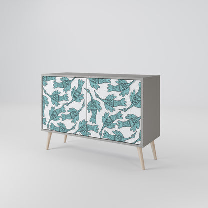 WATERSPOUT SONGIBIRD 2-Door Sideboard in Grey Finish
