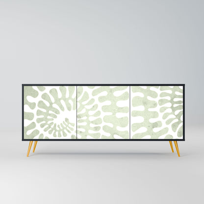 HELIX DANCE 3-Door Sideboard in Black Finish