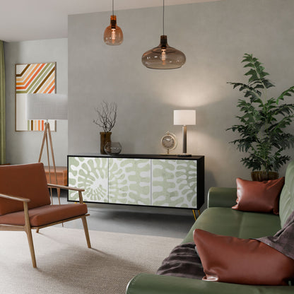 HELIX DANCE 3-Door Sideboard in Black Finish