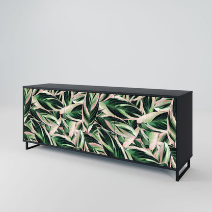 EERIE STROMANTHE 3-Door Sideboard in Black Finish