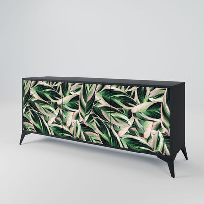 EERIE STROMANTHE 3-Door Sideboard in Black Finish
