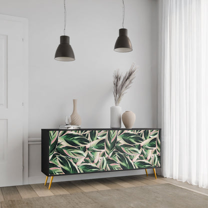 EERIE STROMANTHE 3-Door Sideboard in Black Finish