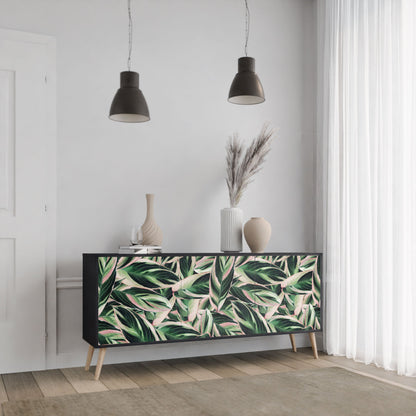 EERIE STROMANTHE 3-Door Sideboard in Black Finish