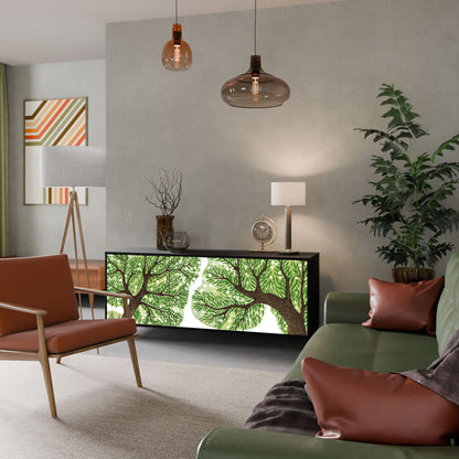 WILDERNESS DASH Madia a 3 Ante in Finitura Nera