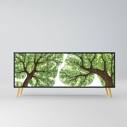 WILDERNESS DASH Madia a 3 Ante in Finitura Nera