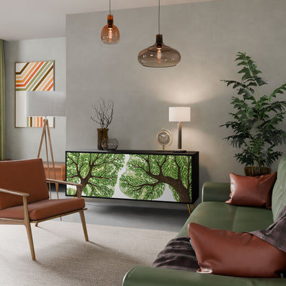 WILDERNESS DASH Madia a 3 Ante in Finitura Nera