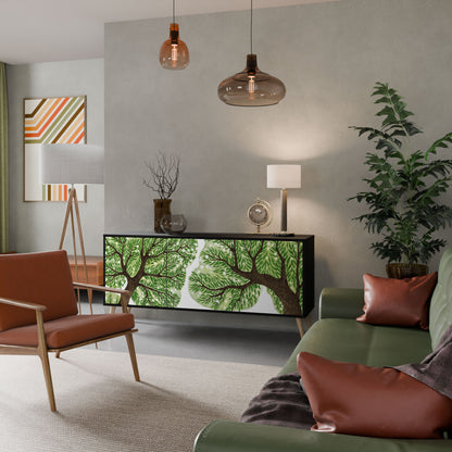 WILDERNESS DASH Madia a 3 Ante in Finitura Nera