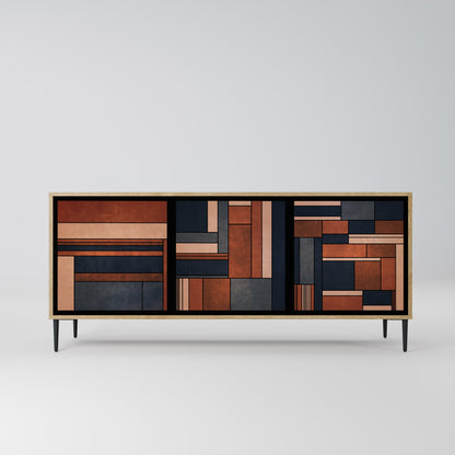 INTREPID FORMATION 3-Door Sideboard in Oak Effect