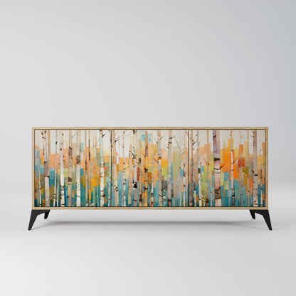 BIRCH KALEIDOSCOPE 3-Door Sideboard in Oak Effect