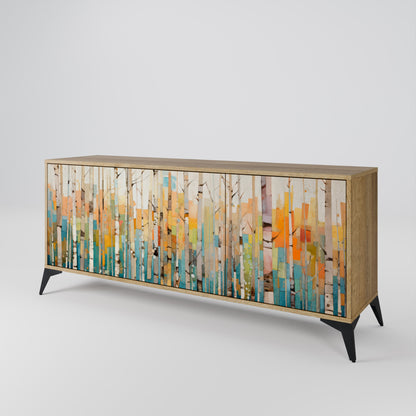 BIRCH KALEIDOSCOPE 3-Door Sideboard in Oak Effect