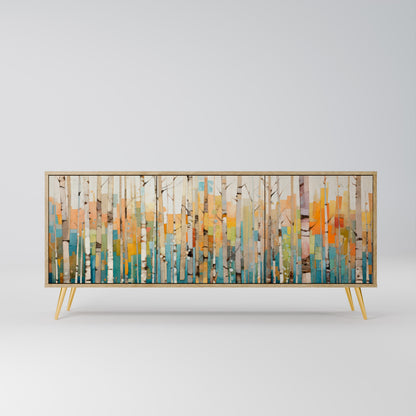 BIRCH KALEIDOSCOPE 3-Door Sideboard in Oak Effect