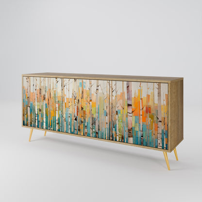 BIRCH KALEIDOSCOPE 3-Door Sideboard in Oak Effect