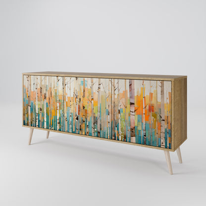 BIRCH KALEIDOSCOPE 3-Door Sideboard in Oak Effect