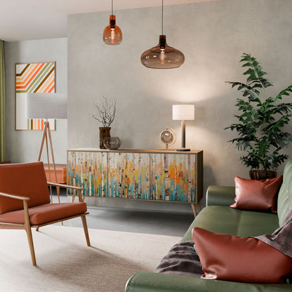 BIRCH KALEIDOSCOPE 3-Door Sideboard in Oak Effect