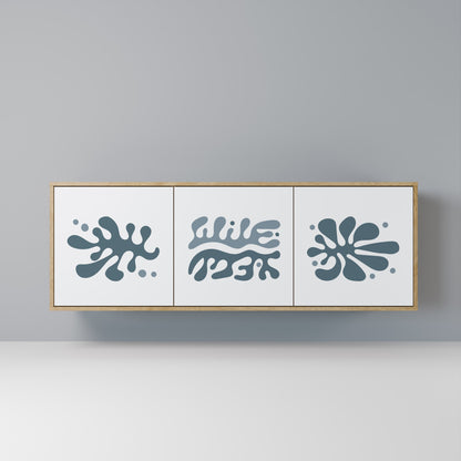 WONDERLAND VEGETATION 3-Door Sideboard in Oak Effect