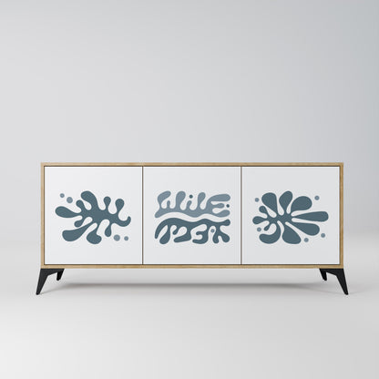 WONDERLAND VEGETATION 3-Door Sideboard in Oak Effect