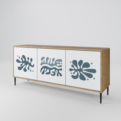 WONDERLAND VEGETATION 3-Door Sideboard in Oak Effect