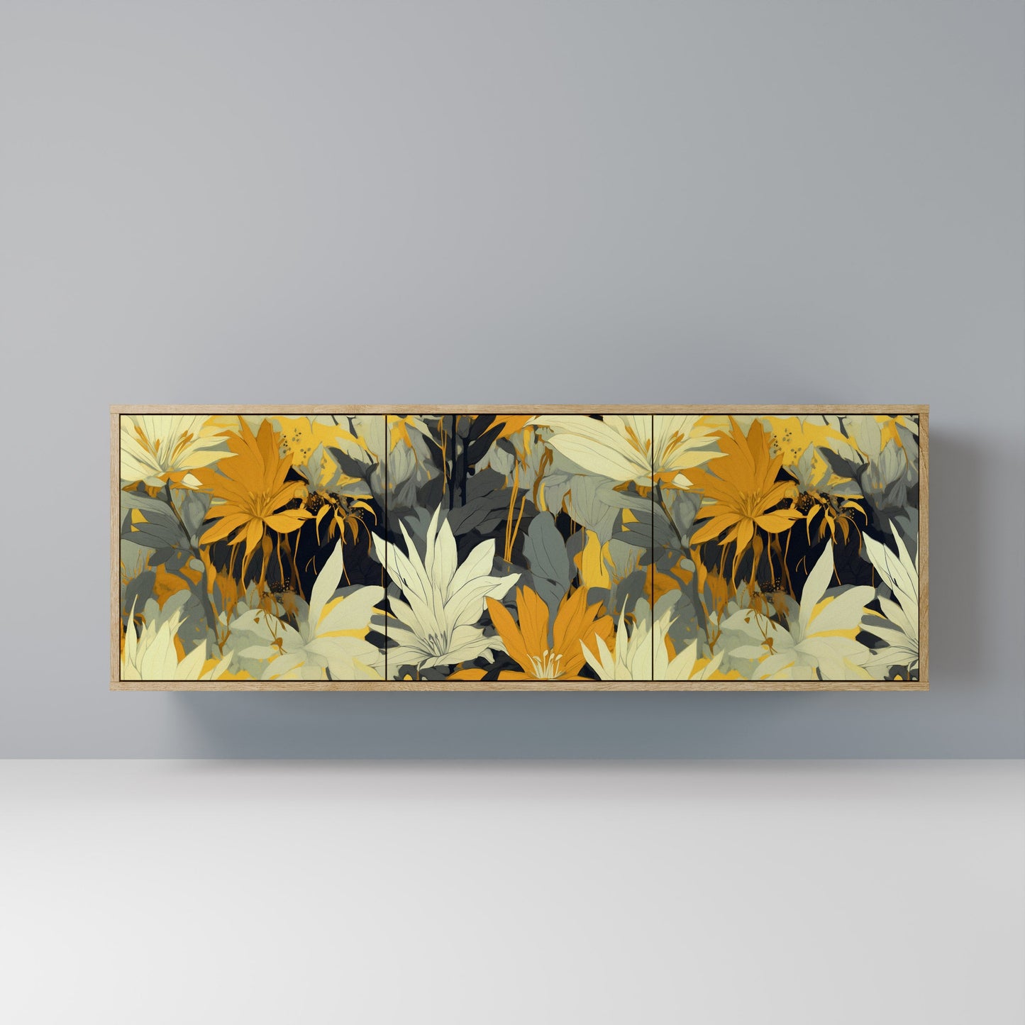 SUNKISSED LILY 3-Door Sideboard in Oak Effect