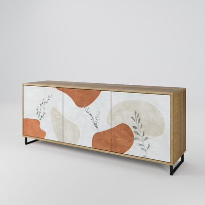 TRANQUIL TWIG 3-Door Sideboard in Oak Effect