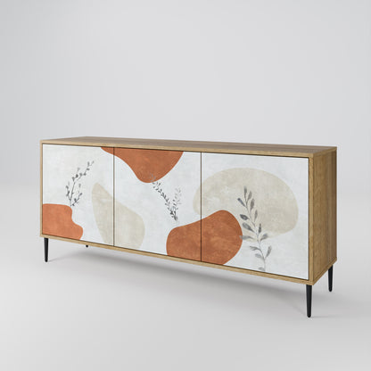 TRANQUIL TWIG 3-Door Sideboard in Oak Effect
