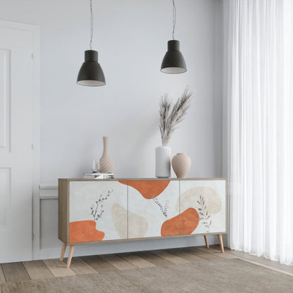 TRANQUIL TWIG 3-Door Sideboard in Oak Effect