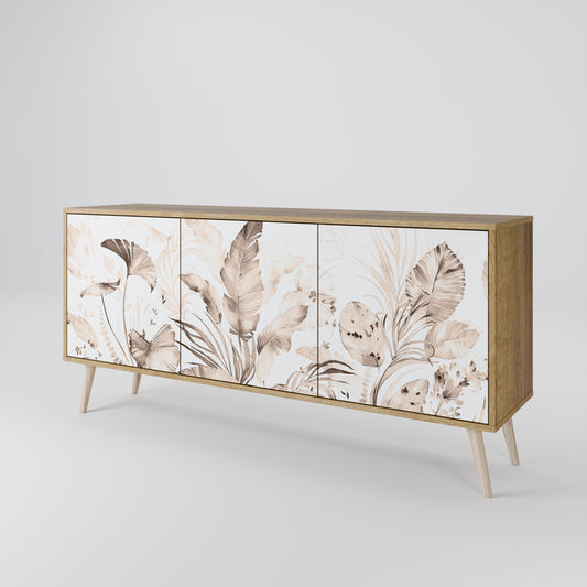 WILD TENDERNESS 3-Door Sideboard in Oak Effect