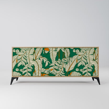 VERDANT PLEASURES 3-Door Sideboard in Oak Effect