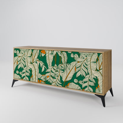 VERDANT PLEASURES 3-Door Sideboard in Oak Effect