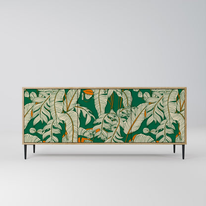 VERDANT PLEASURES 3-Door Sideboard in Oak Effect