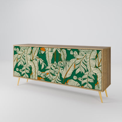 VERDANT PLEASURES 3-Door Sideboard in Oak Effect