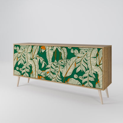 VERDANT PLEASURES 3-Door Sideboard in Oak Effect