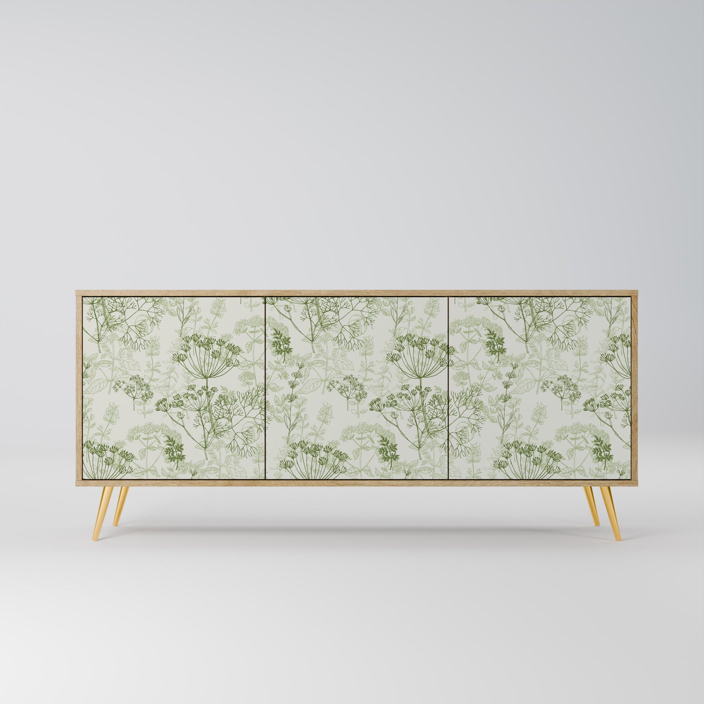 FENNEL BALDACHIN 3-Door Sideboard in Oak Effect