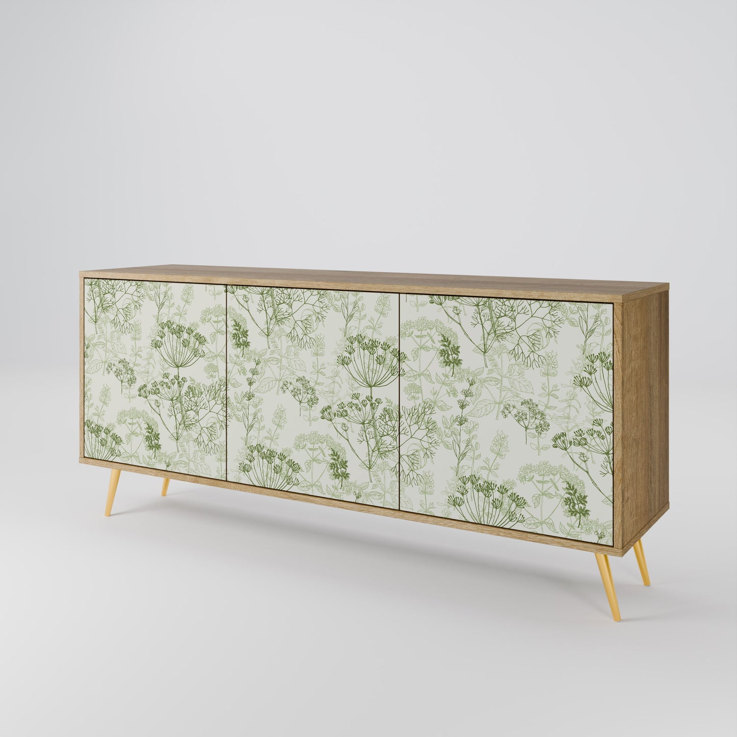 FENNEL BALDACHIN 3-Door Sideboard in Oak Effect