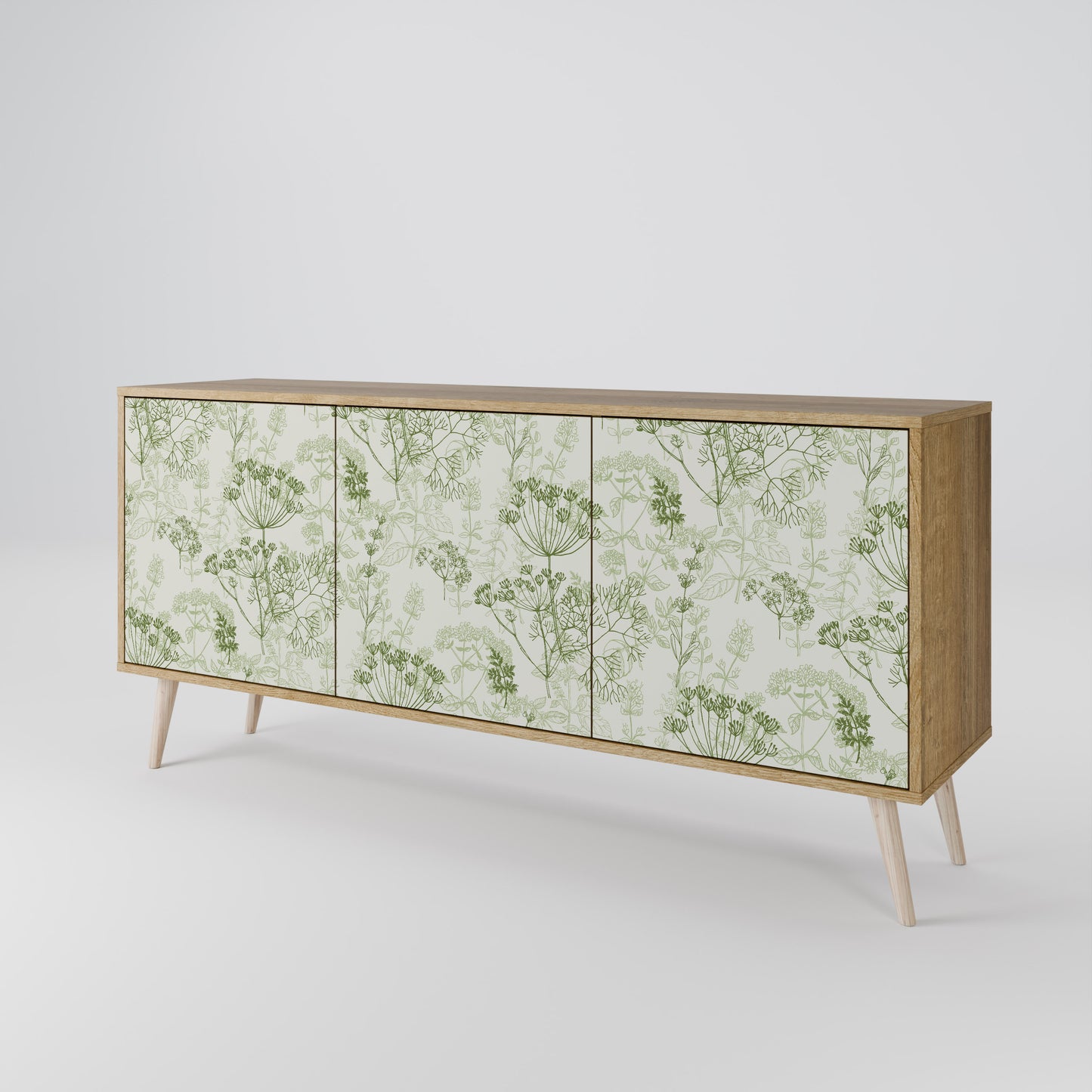 FENNEL BALDACHIN 3-Door Sideboard in Oak Effect