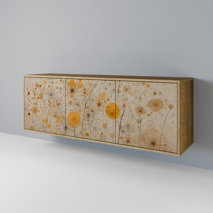 MORNING GLADE 3-Door Sideboard in Oak Effect