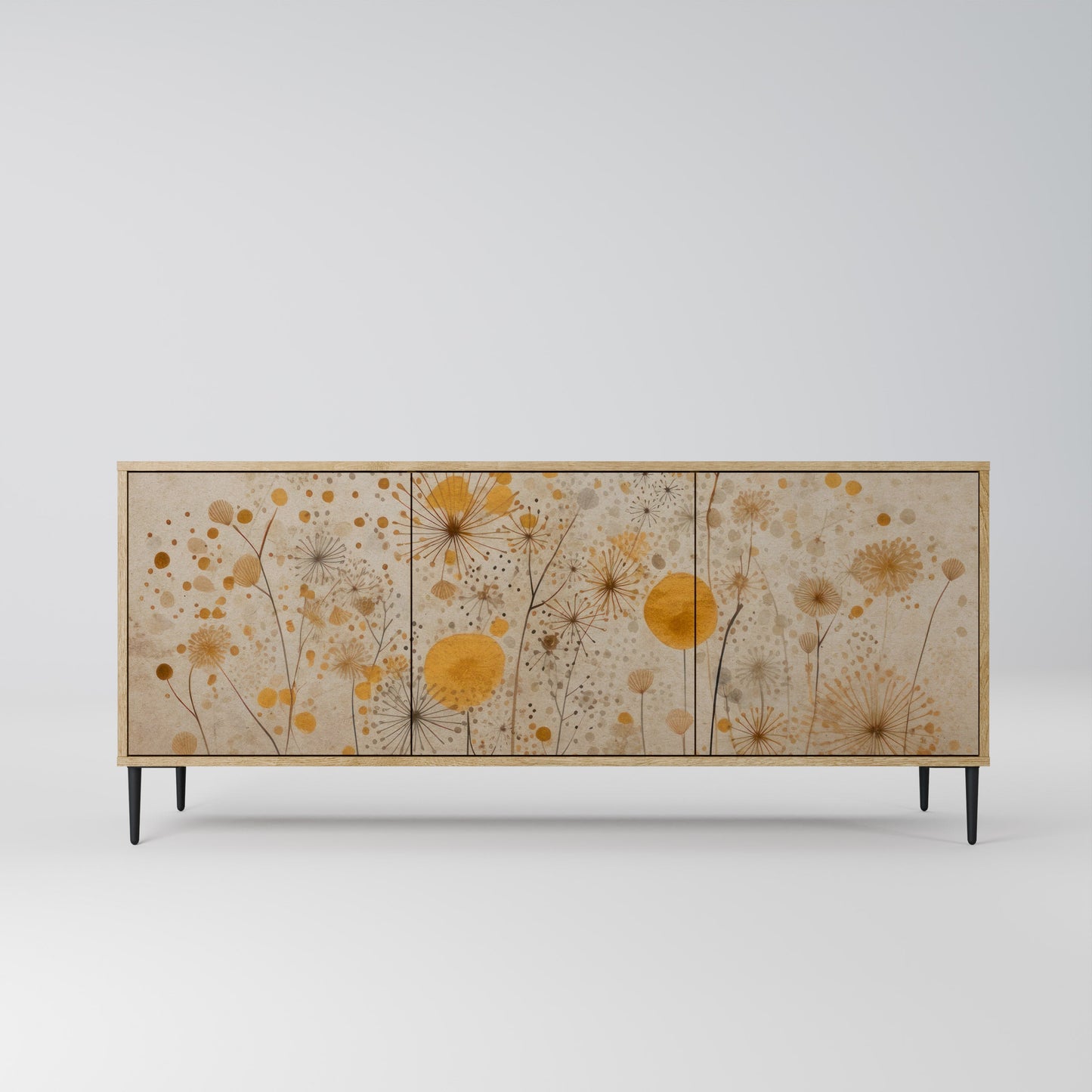 MORNING GLADE 3-Door Sideboard in Oak Effect