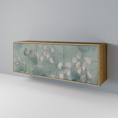 NIGHT LADY 3-Door Sideboard in Oak Effect