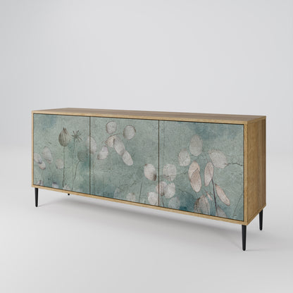 NIGHT LADY 3-Door Sideboard in Oak Effect