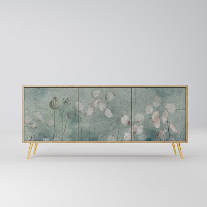 NIGHT LADY 3-Door Sideboard in Oak Effect