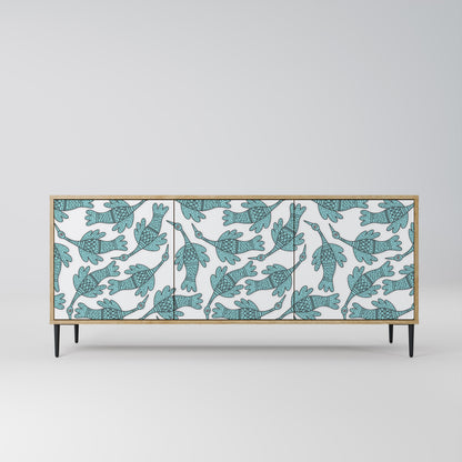 WATERSPOUT SONGIBIRD 3-Door Sideboard in Oak Effect