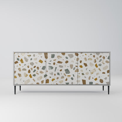 PIECES OF TOMORROW 3-Door Sideboard in Grey Finish