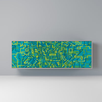 NOSTALGIC MEMORIES 3-Door Sideboard in Grey Finish