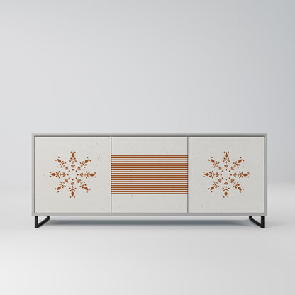 DAILY HARMONY 3-Door Sideboard in Grey Finish