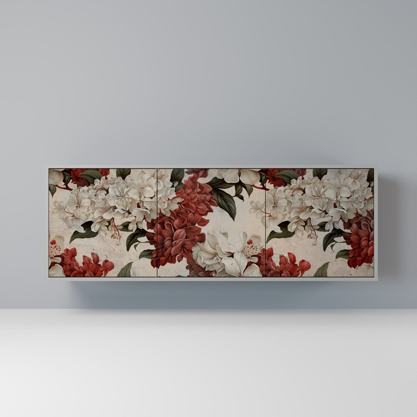 EPHEMERAL DAYS 3-Door Sideboard in Grey Finish