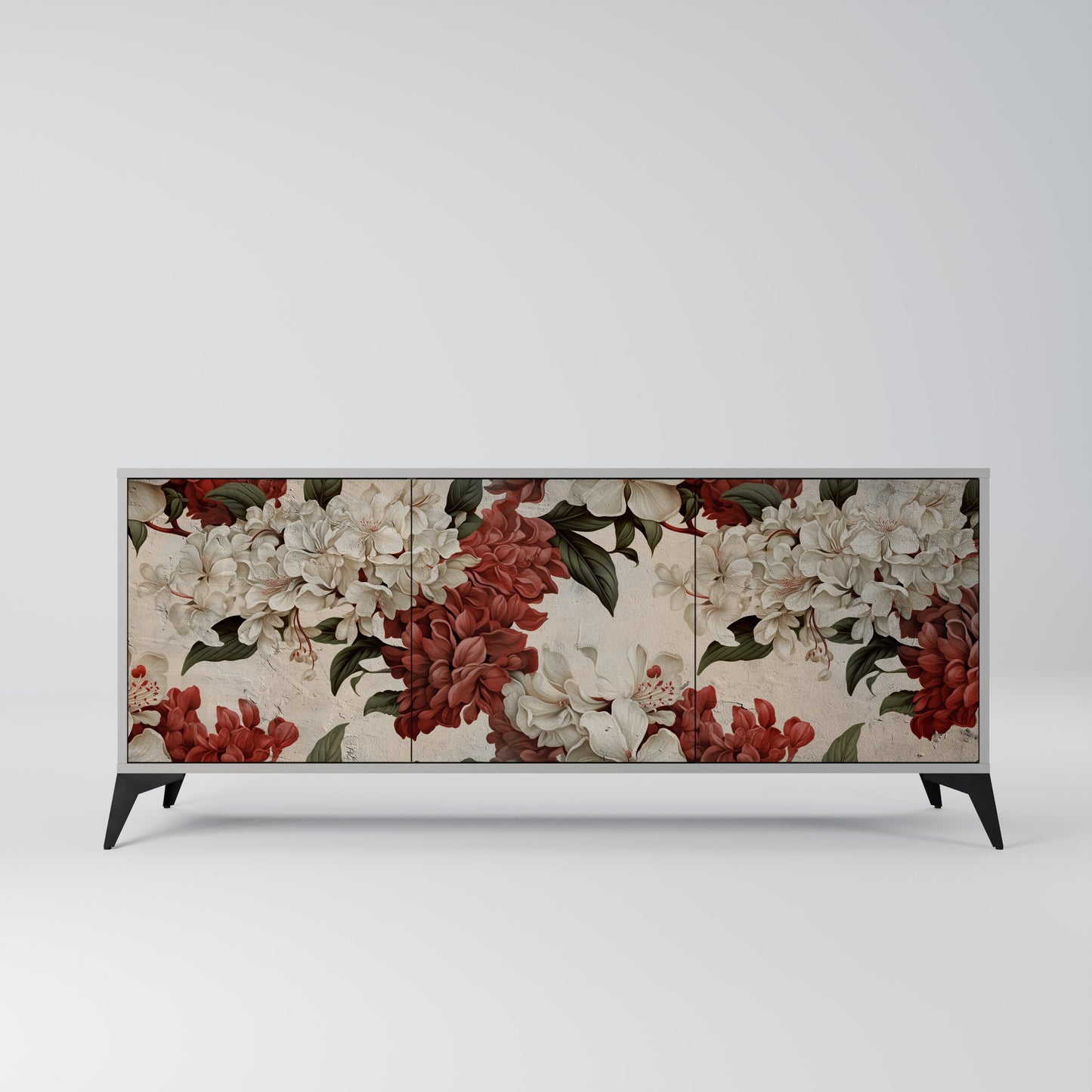 EPHEMERAL DAYS 3-Door Sideboard in Grey Finish