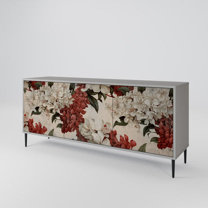 EPHEMERAL DAYS 3-Door Sideboard in Grey Finish