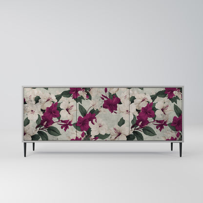 FLOWERET DREAM 3-Door Sideboard in Grey Finish