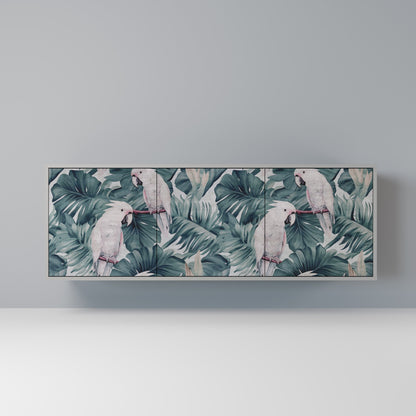 POPINJAY LOOK 3-Door Sideboard in Grey Finish