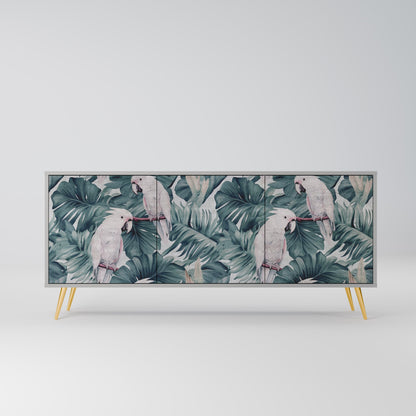 POPINJAY LOOK 3-Door Sideboard in Grey Finish